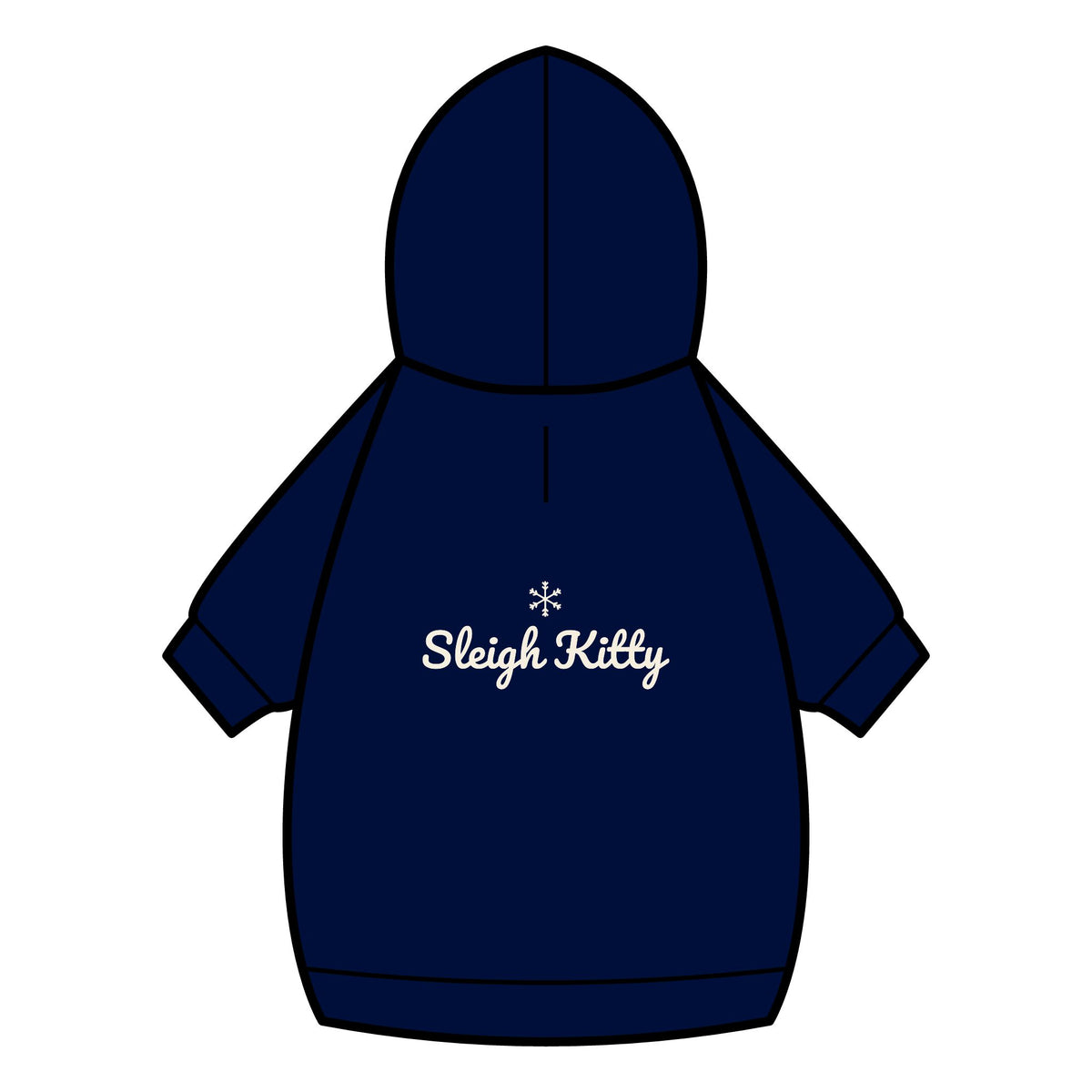 Sleigh Kitty Cat Hoodie · Matching Pet Hoodie · Paw Crew