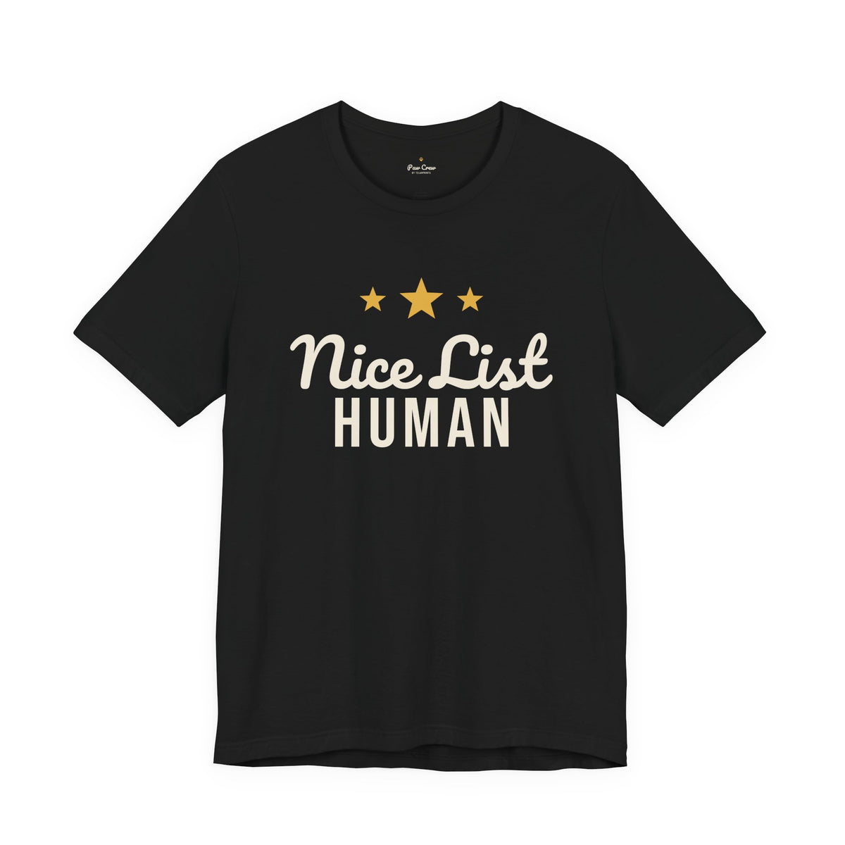 Nice List Human Christmas Shirt · Matching Pet & Owner Tee