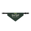 Good Girl Dog Bandana (Forest Green) · Matching Christmas Pet Bandana