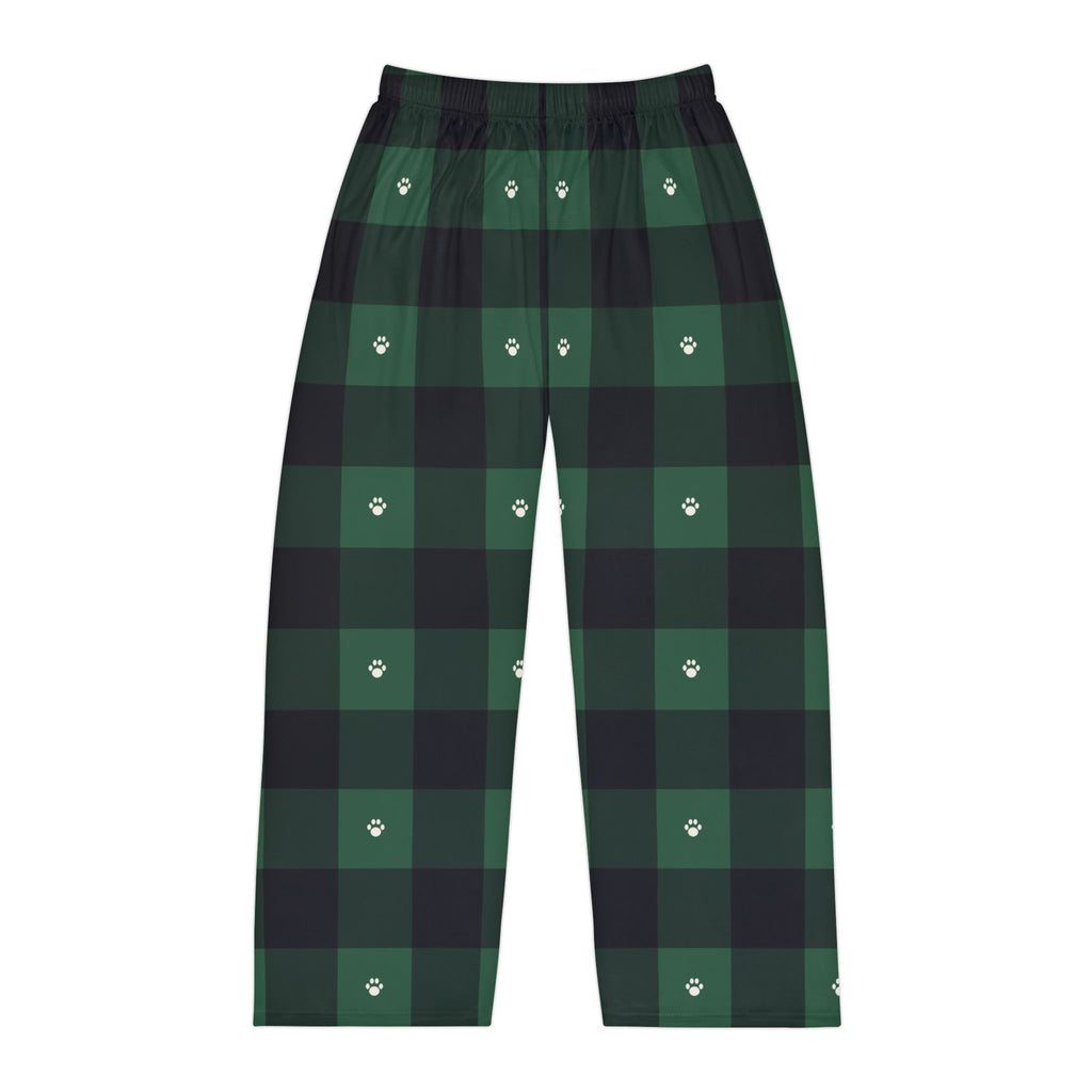 Green Buffalo Plaid Men's Pajama Pants · Matching Family Christmas Pajamas · Paw Crew