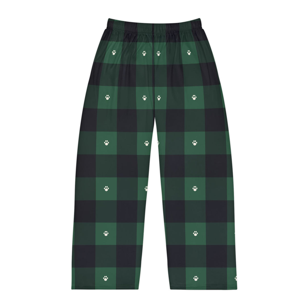 Green Buffalo Plaid Men's Pajama Pants · Matching Family Christmas Pajamas · Paw Crew