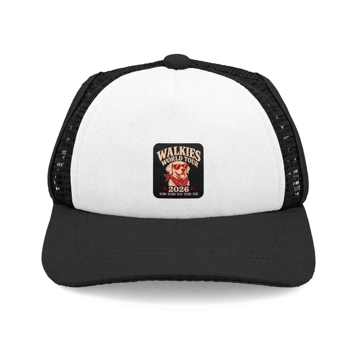 Walkies World Tour Dog Trucker Hat · Paw Crew Club Streetwear