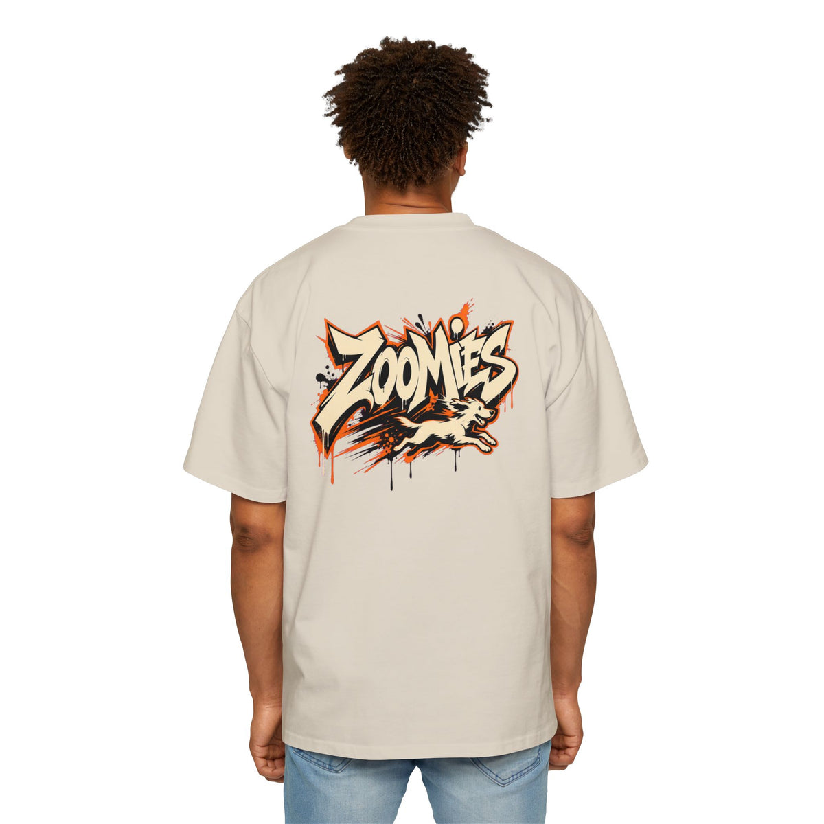 Zoomies Oversized Heavyweight Tee · Paw Crew Club Streetwear