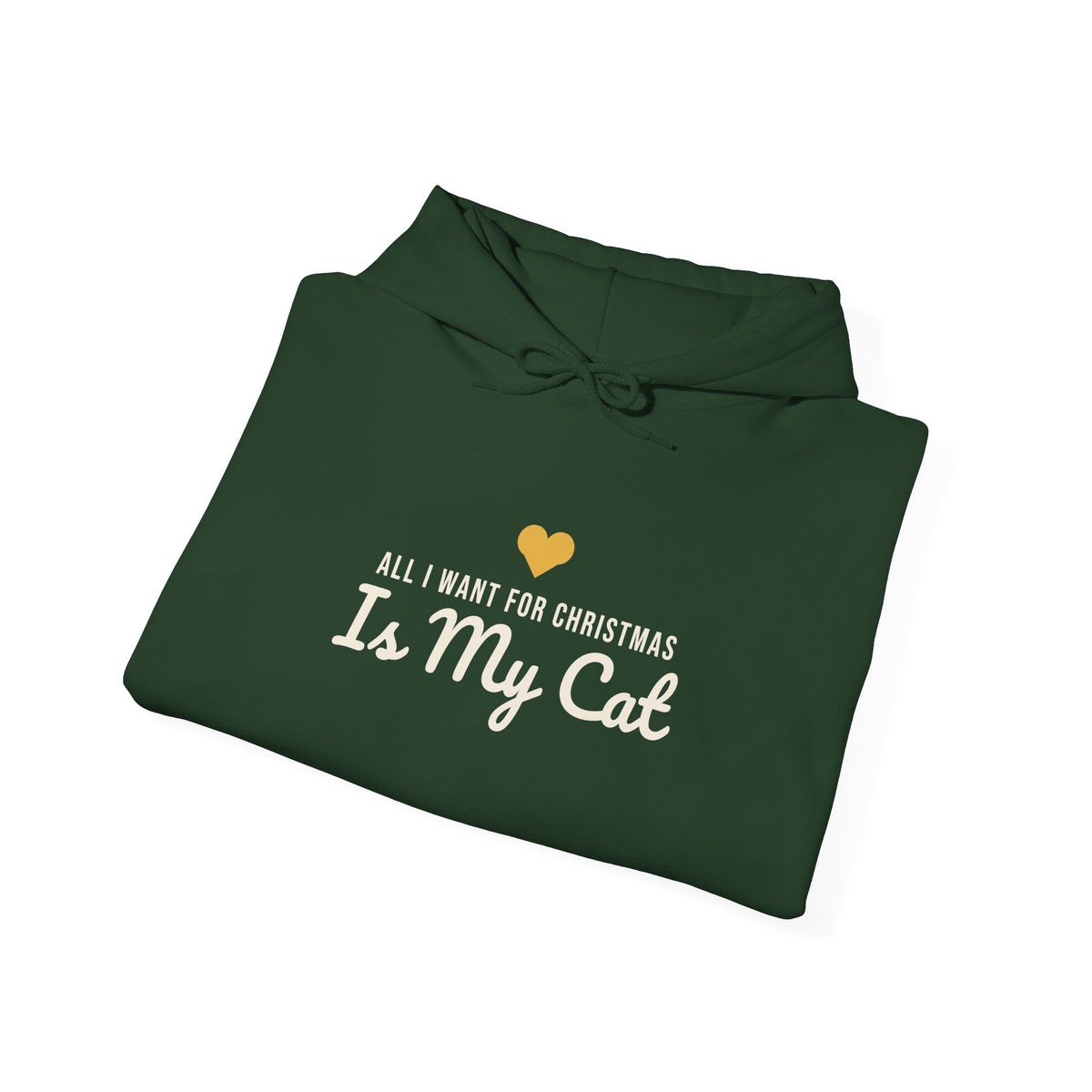 All I Want for Christmas Is My Cat Christmas Hoodie · Matching Family Hoodie · Paw Crew