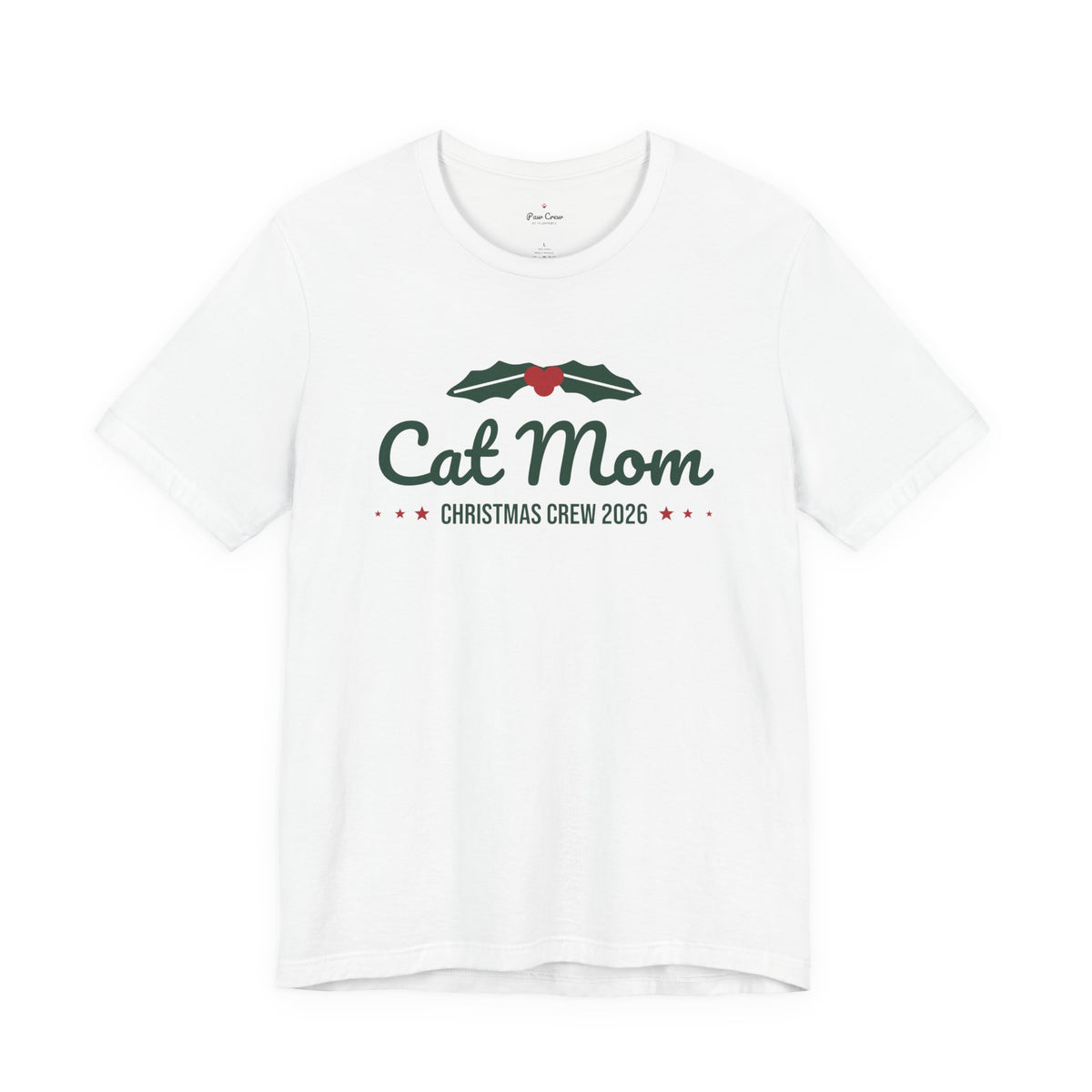 Cat Mom Christmas Shirt · Matching Cat & Owner Tee