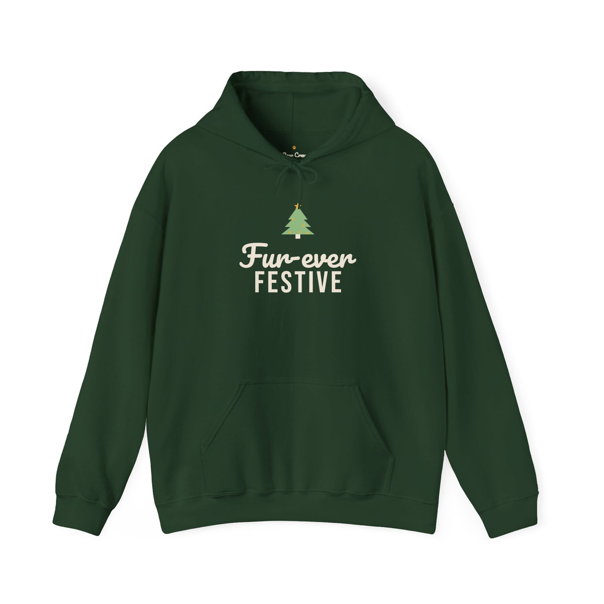 Fur-ever Festive Christmas Hoodie · Matching Family Hoodie · Paw Crew