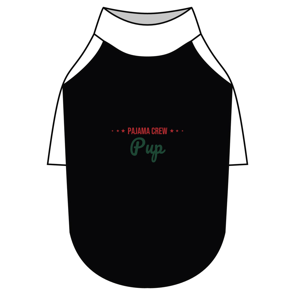 Pajama Crew Pup Dog Raglan Tee · Matching Pet Raglan Tee · Paw Crew