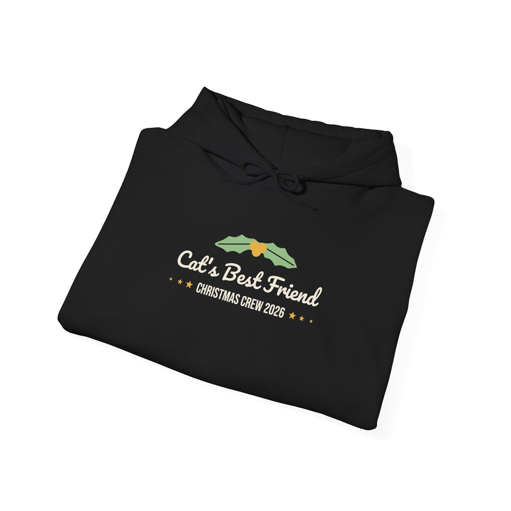 Cat's Best Friend Christmas Hoodie · Matching Family Hoodie · Paw Crew