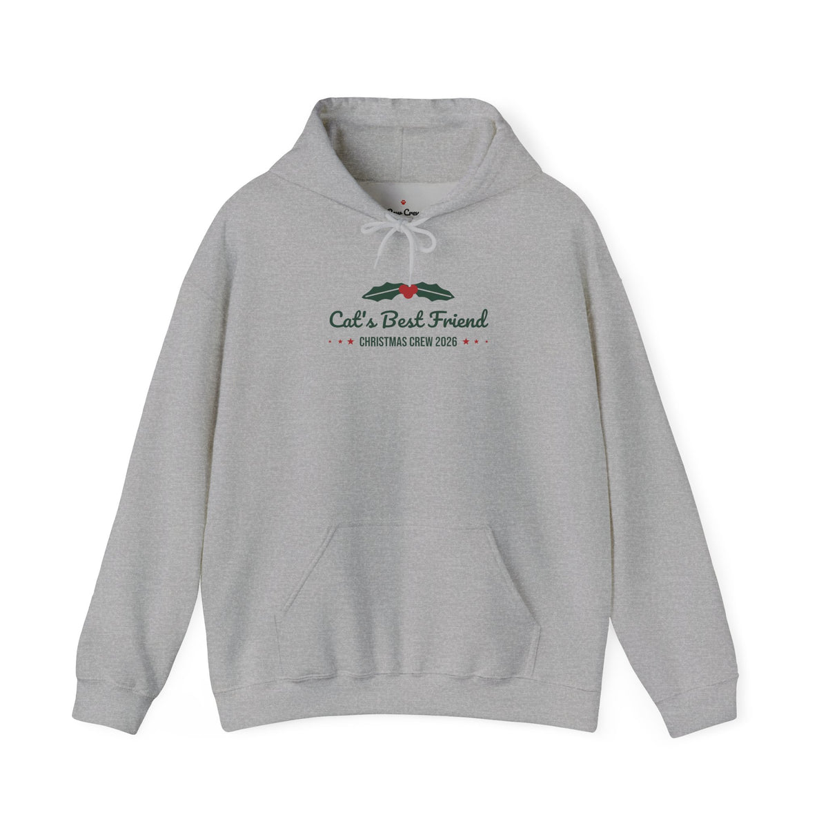 Cat's Best Friend Christmas Hoodie · Matching Family Hoodie · Paw Crew