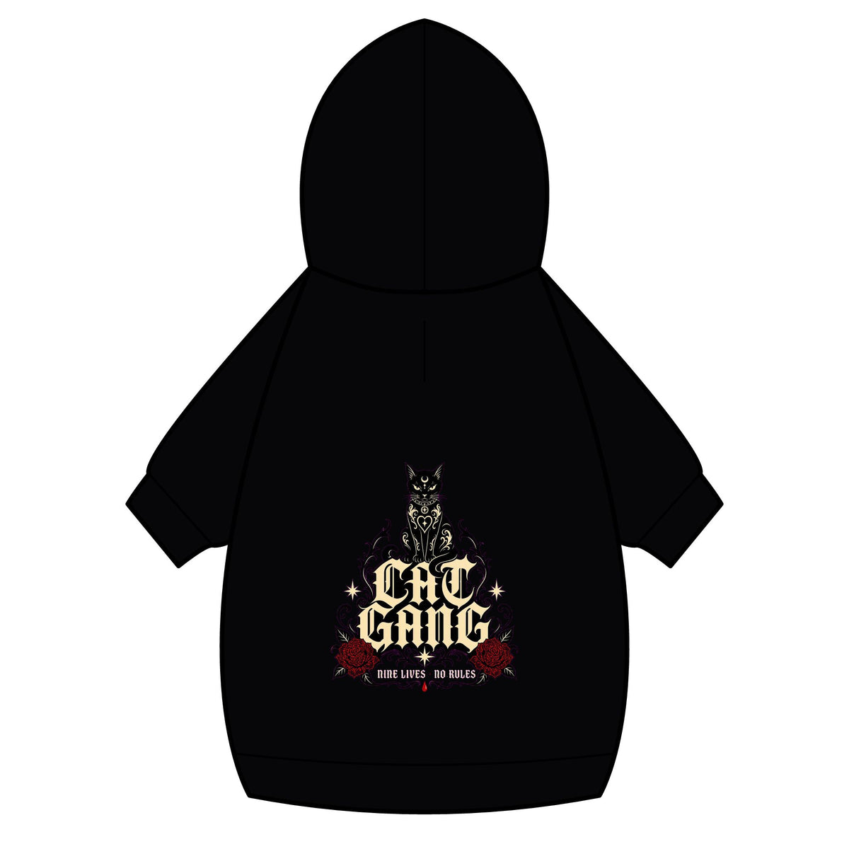 Cat Gang Cat Hoodie · Paw Crew Club Streetwear