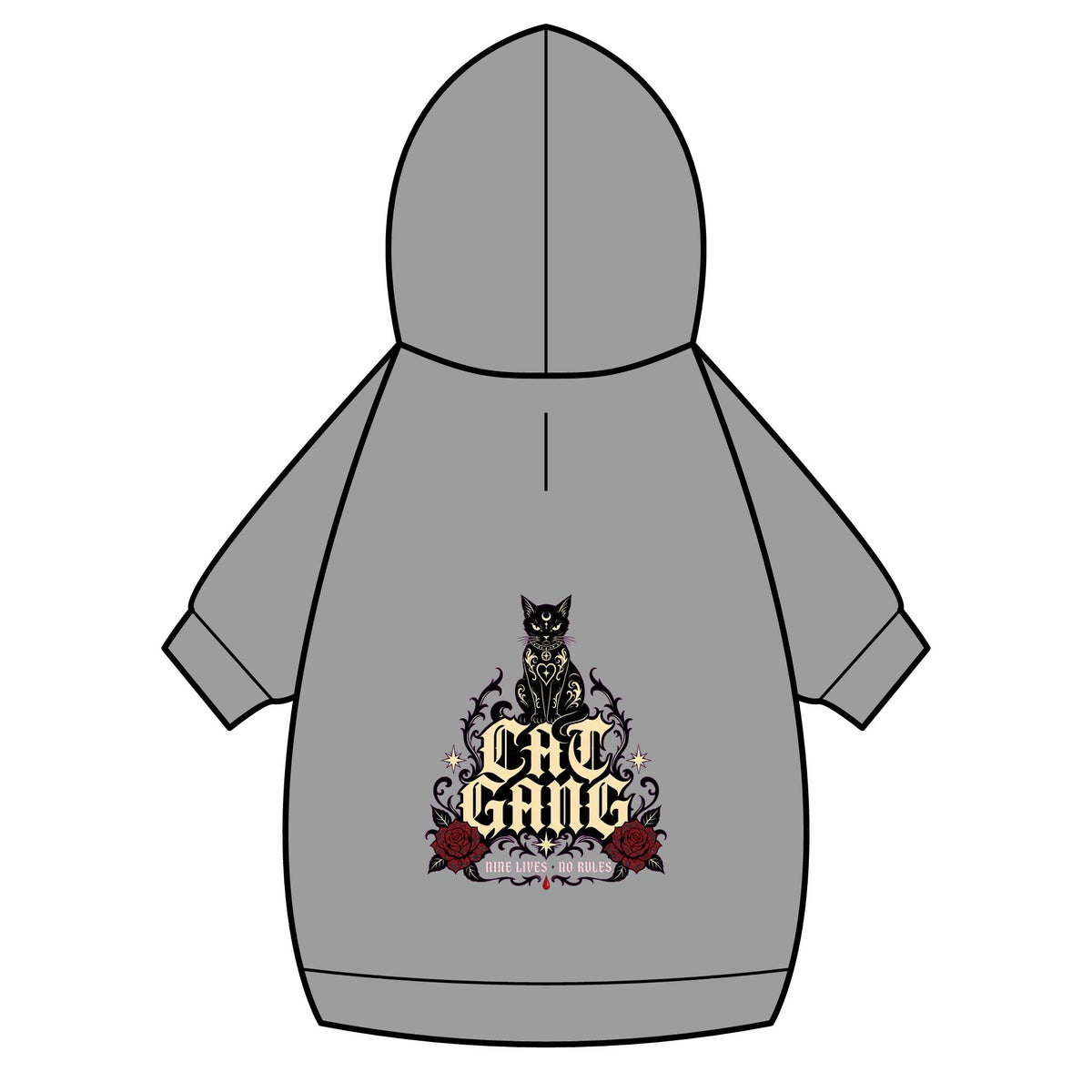 Cat Gang Cat Hoodie · Paw Crew Club Streetwear