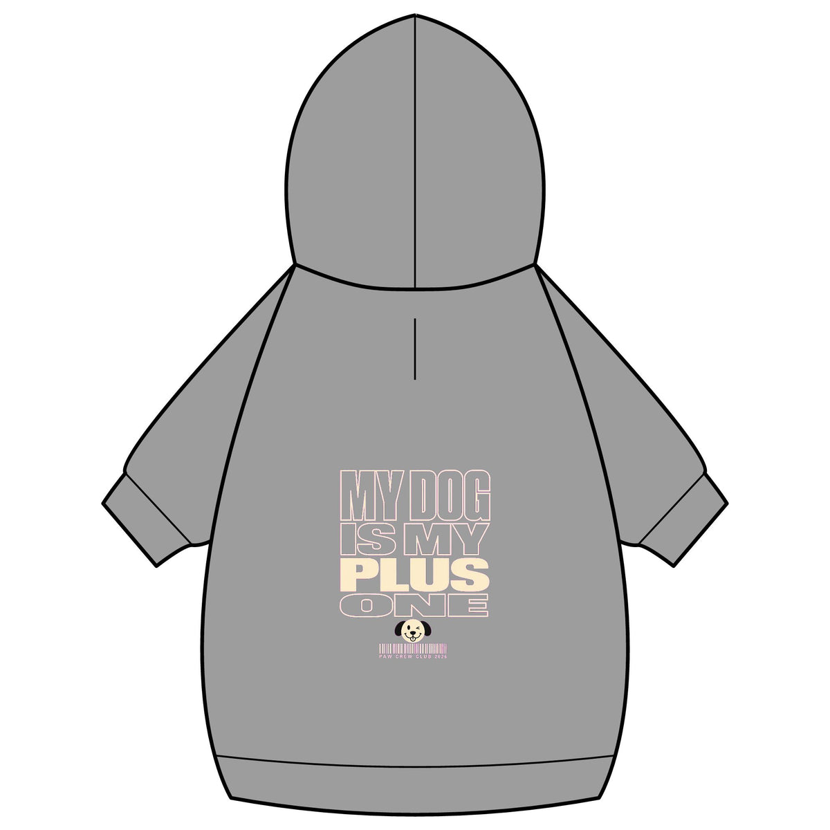 My Dog Is My Plus One Dog Hoodie · Paw Crew Club Streetwear