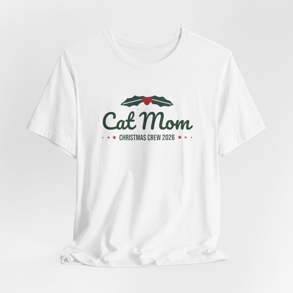 Cat Mom Christmas Shirt · Matching Cat & Owner Tee