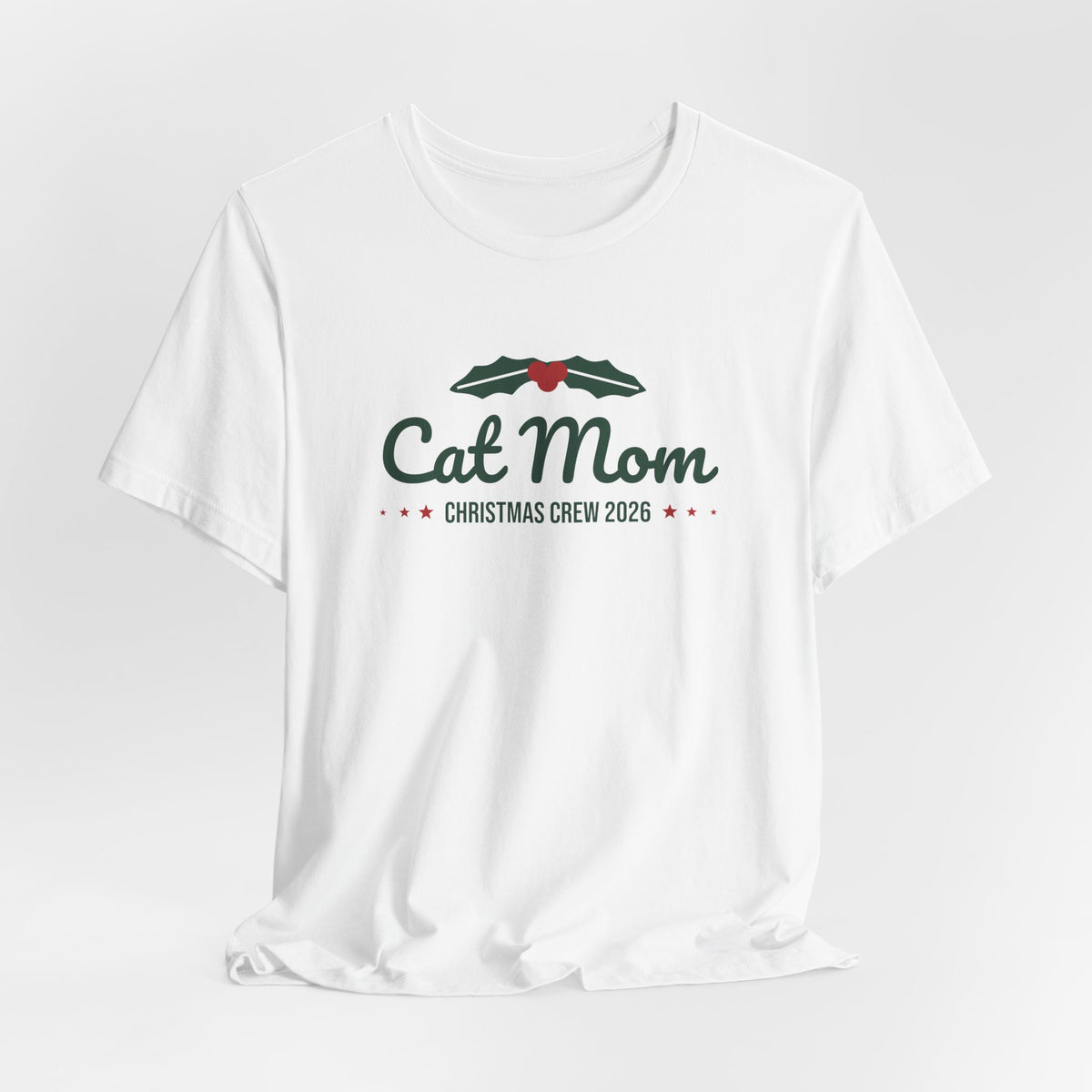 Cat Mom Christmas Shirt · Matching Cat & Owner Tee