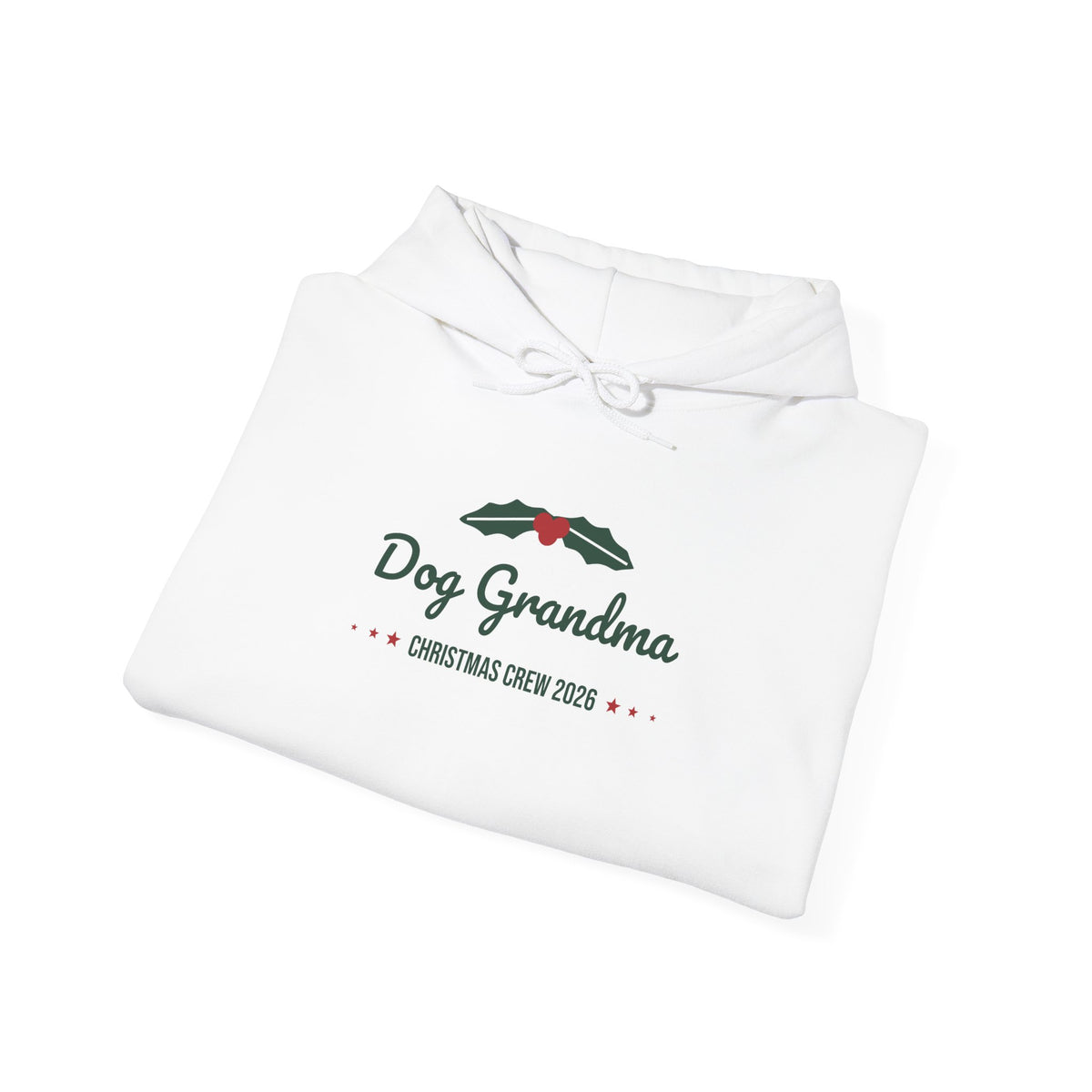 Dog Grandma Christmas Hoodie · Matching Family Hoodie · Paw Crew