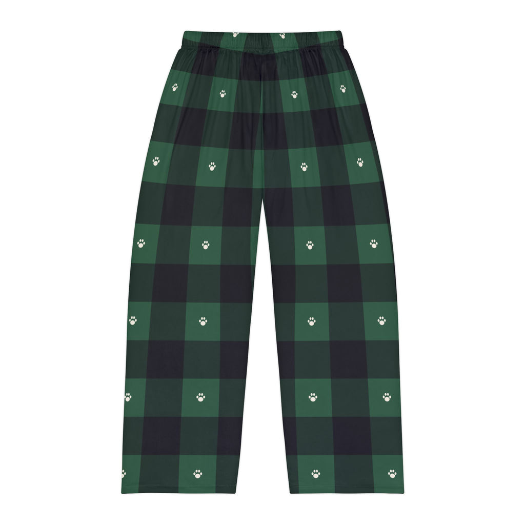 Green Buffalo Plaid Men's Pajama Pants · Matching Family Christmas Pajamas · Paw Crew