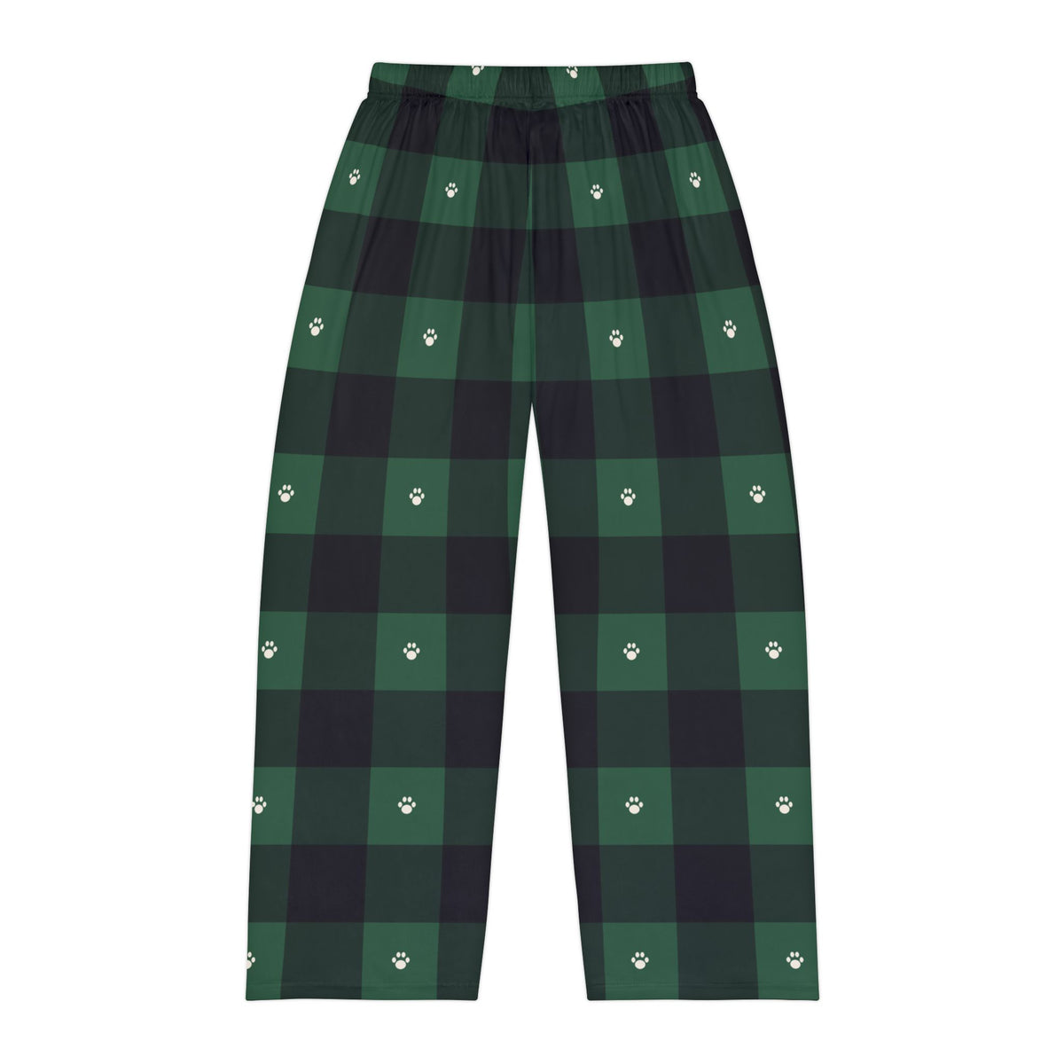 Green Buffalo Plaid Men's Pajama Pants · Matching Family Christmas Pajamas · Paw Crew