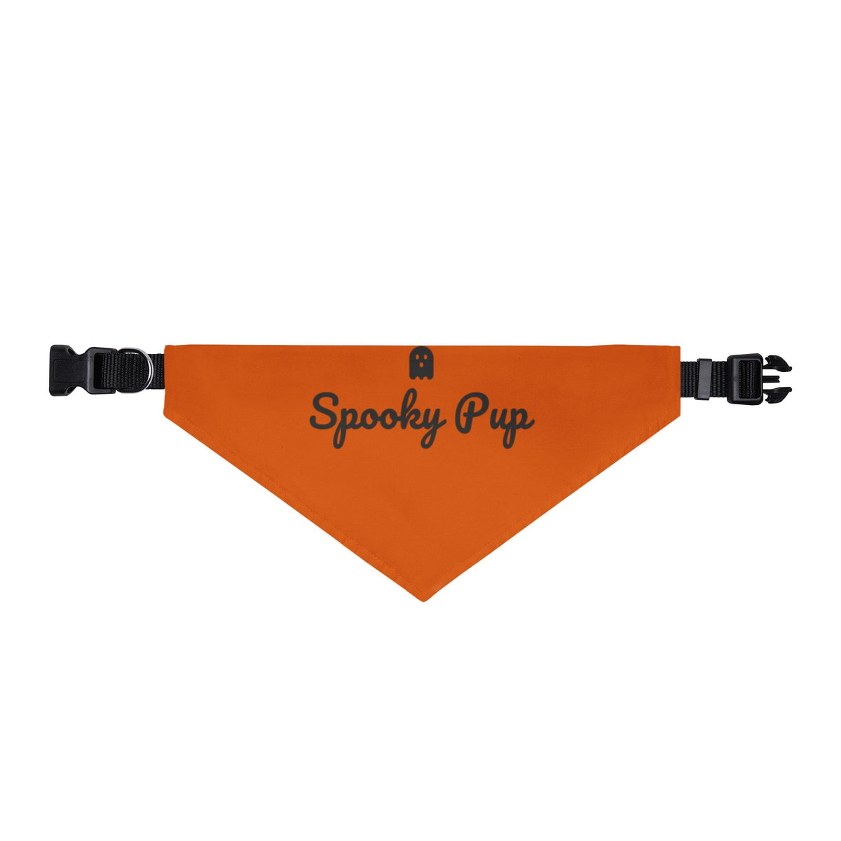 Spooky Pup Dog Bandana (Orange) · Matching Halloween Pet Bandana