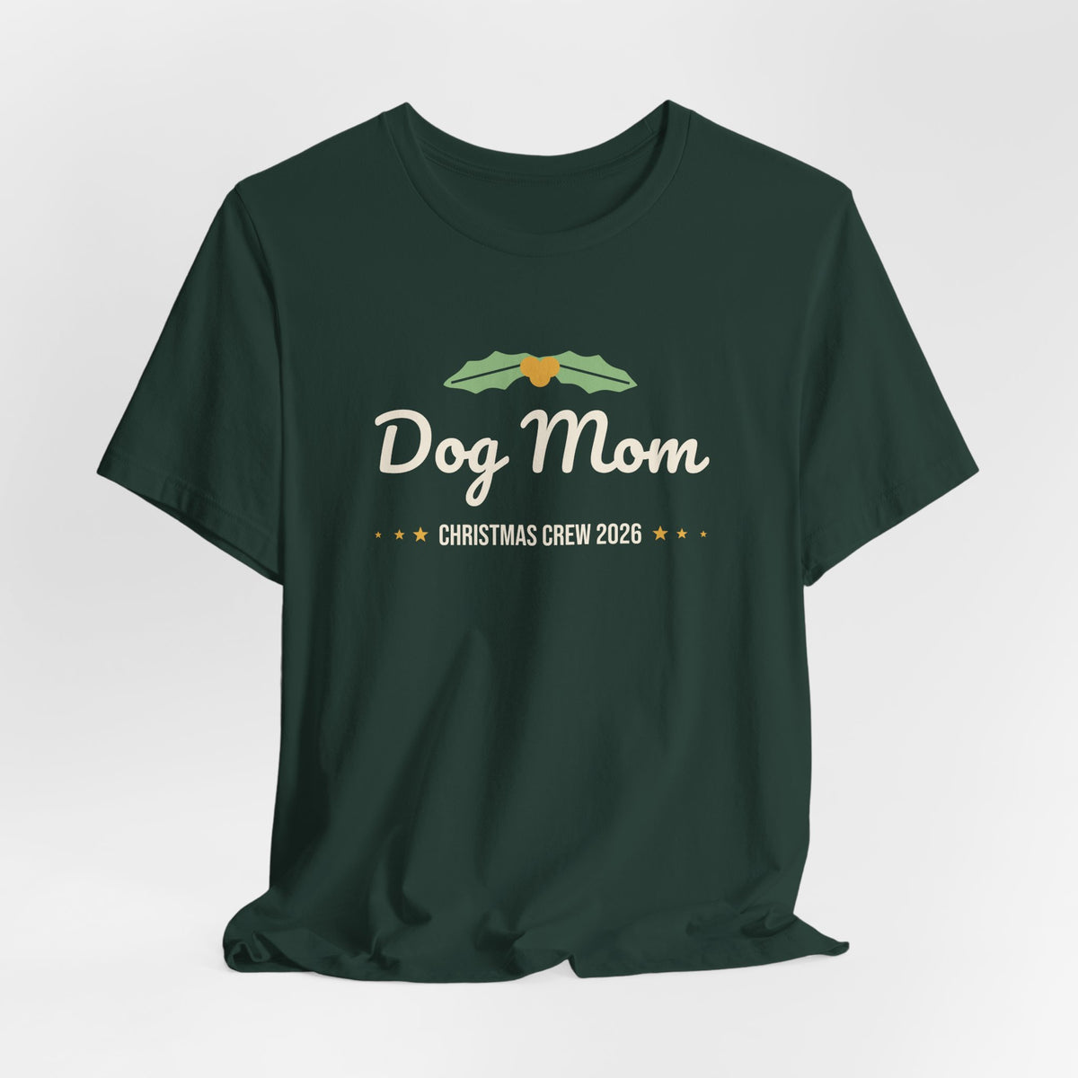Dog Mom Christmas Shirt · Matching Dog & Owner Tee