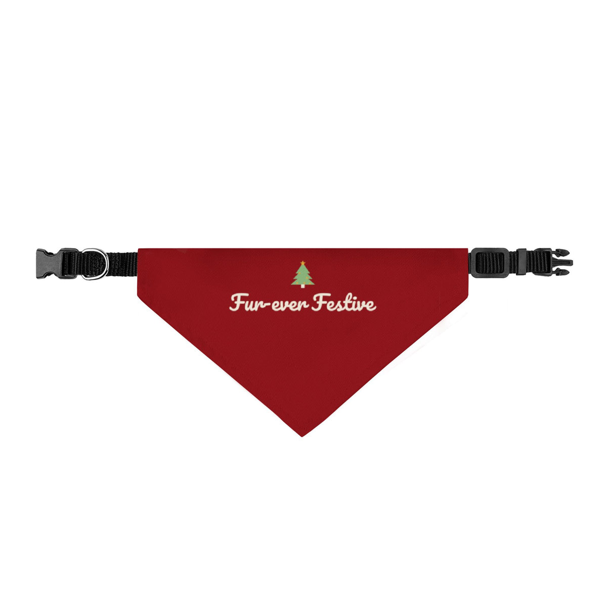 Fur-ever Festive Pet Bandana (Red) · Matching Christmas Pet Bandana