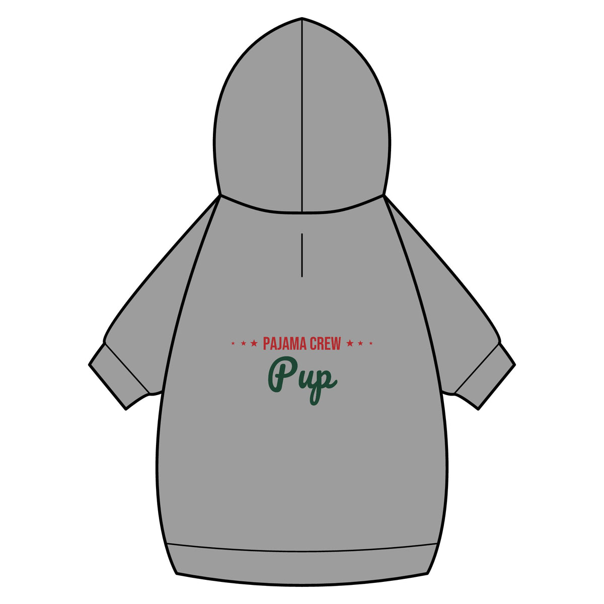 Pajama Crew Pup Dog Hoodie · Matching Pet Hoodie · Paw Crew