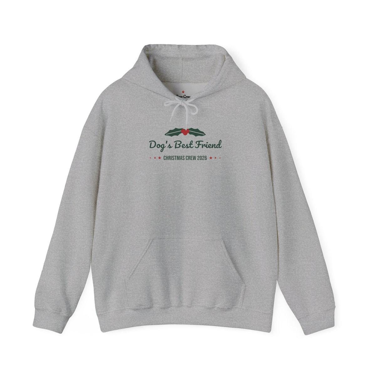 Dog's Best Friend Christmas Hoodie · Matching Family Hoodie · Paw Crew
