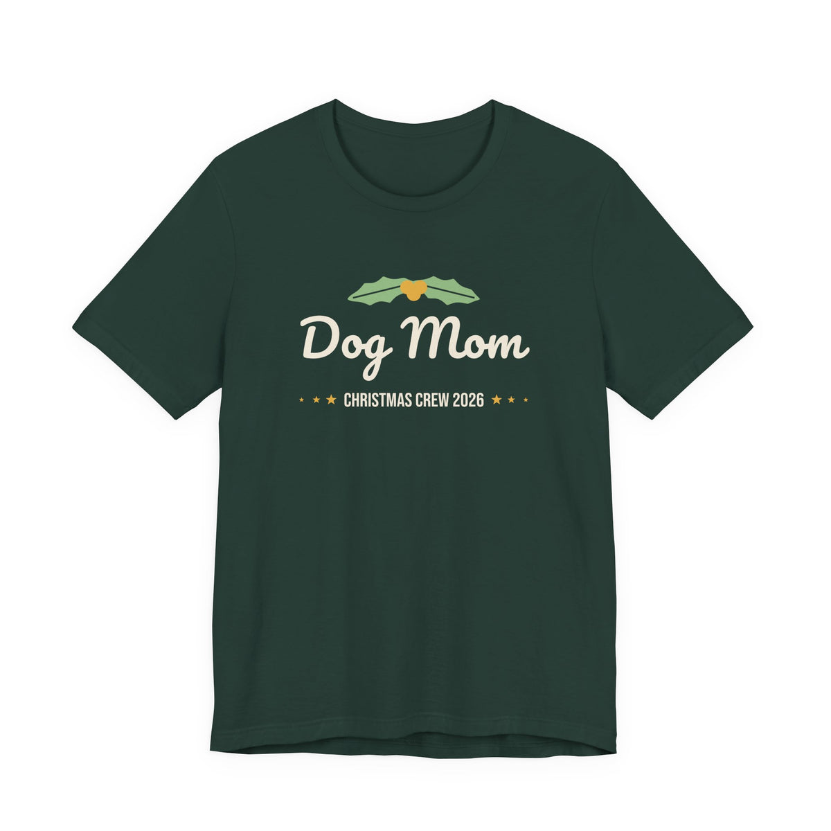 Dog Mom Christmas Shirt · Matching Dog & Owner Tee