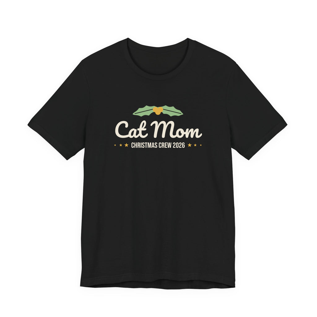 Cat Mom Christmas Shirt · Matching Cat & Owner Tee
