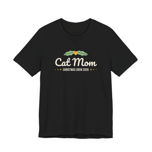 Cat Mom Christmas Shirt · Matching Cat & Owner Tee