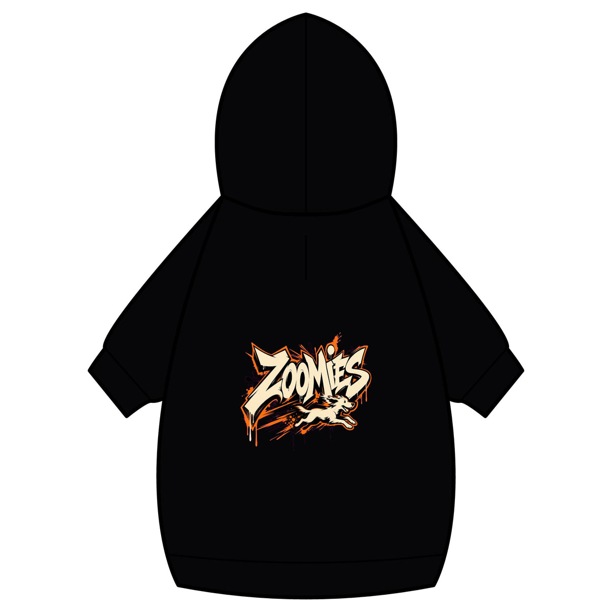 Zoomies Dog Hoodie · Paw Crew Club Streetwear