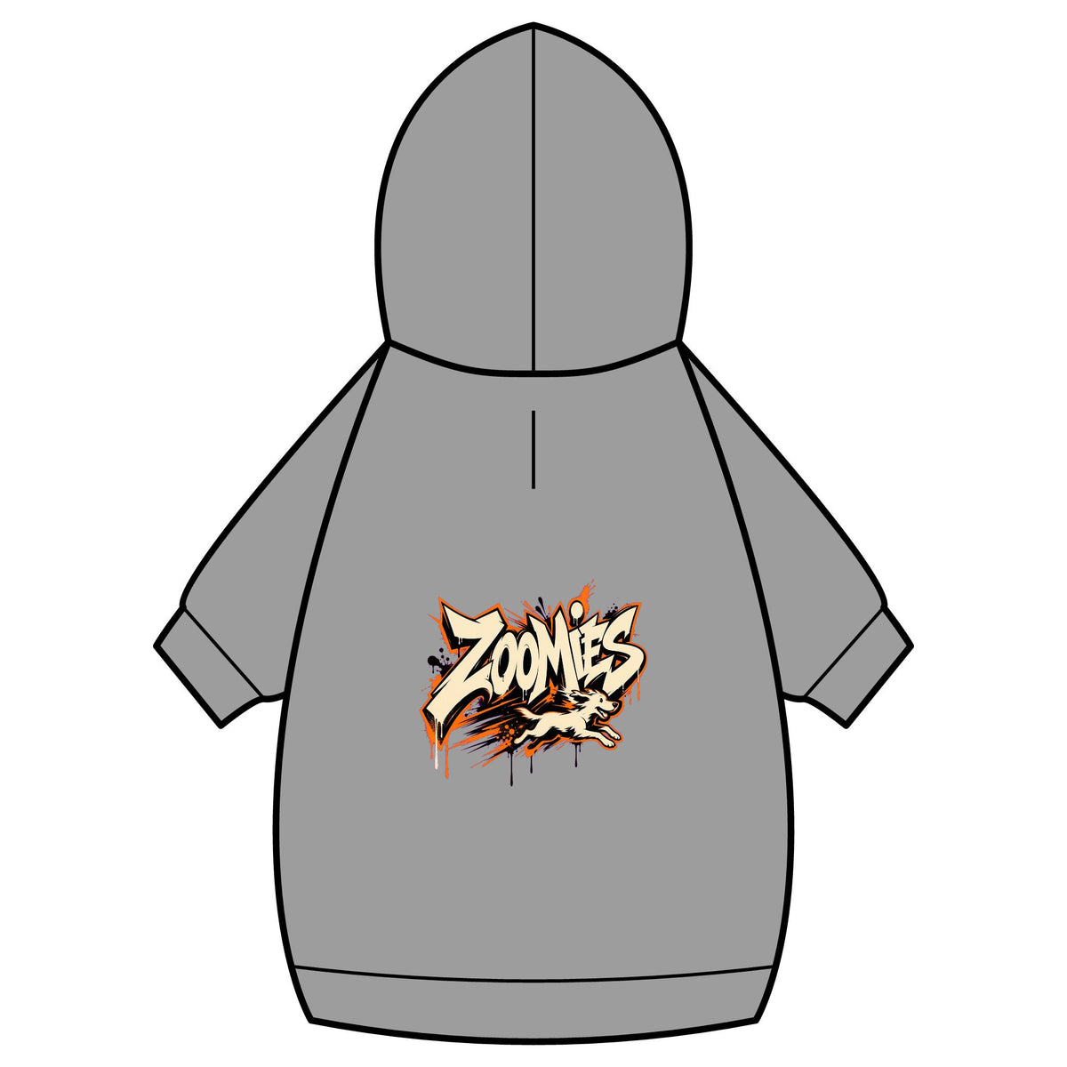 Zoomies Dog Hoodie · Paw Crew Club Streetwear