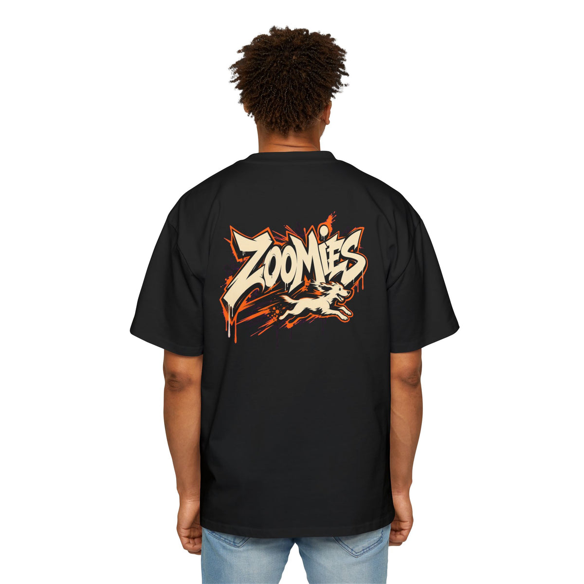 Zoomies Oversized Heavyweight Tee · Paw Crew Club Streetwear