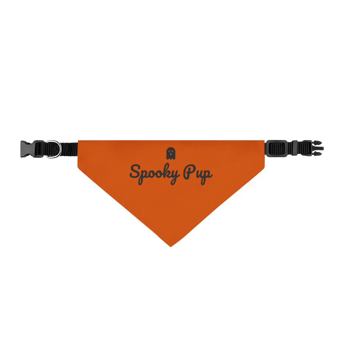 Spooky Pup Dog Bandana (Orange) · Matching Halloween Pet Bandana