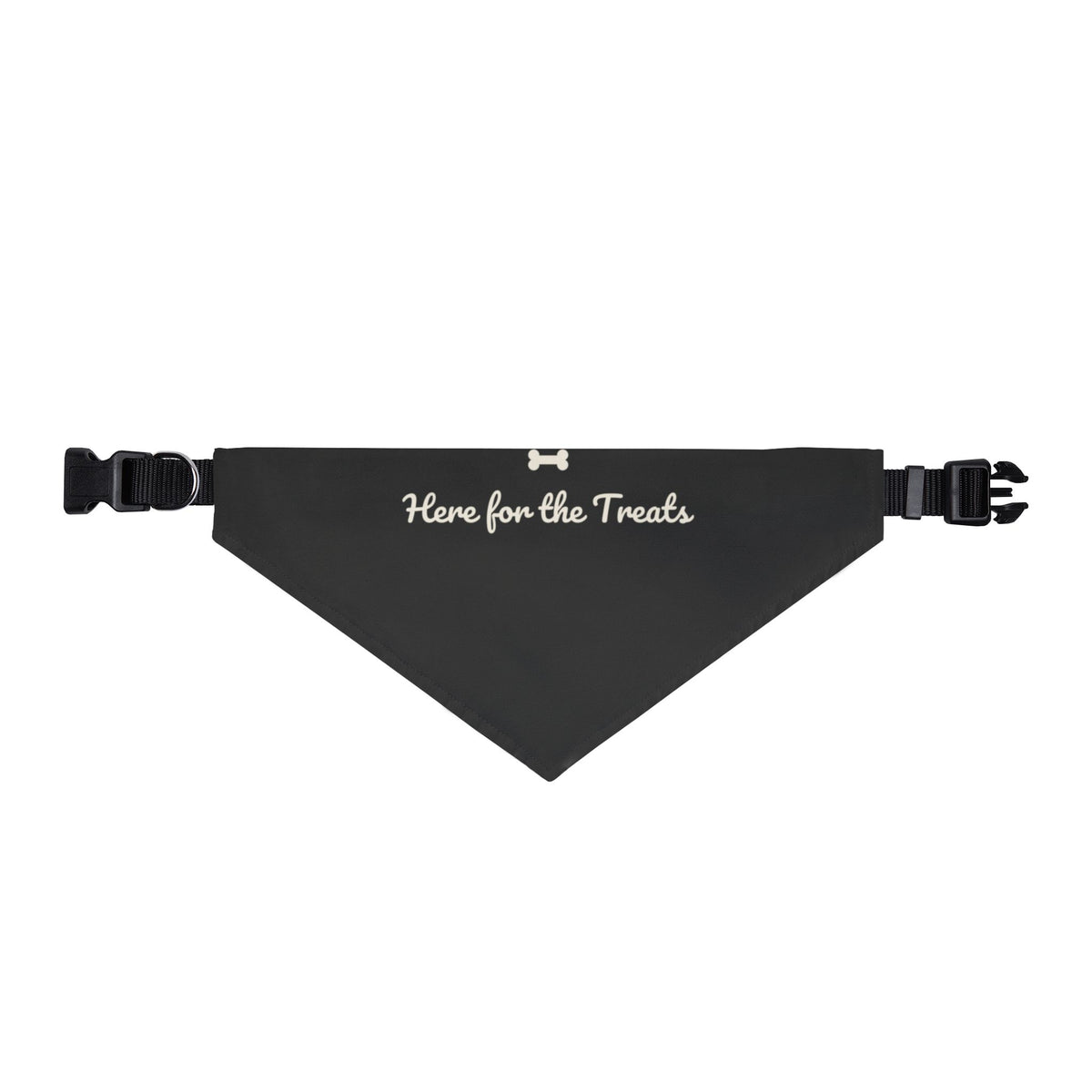 Here for the Treats Dog Bandana (Black) · Matching Halloween Pet Bandana