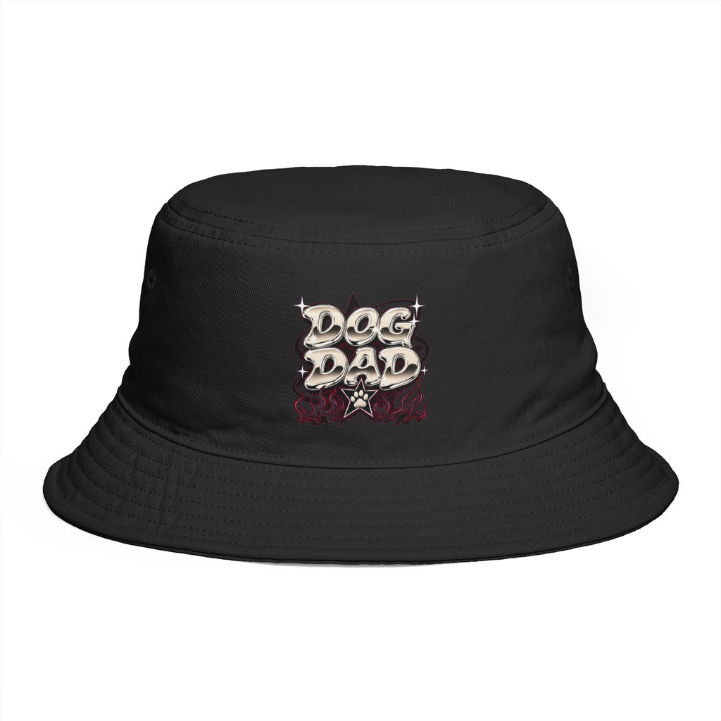 Dog Dad Chrome Bucket Hat · Paw Crew Club Streetwear