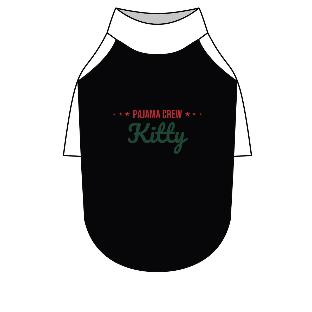 Pajama Crew Kitty Cat Raglan Tee · Matching Pet Raglan Tee · Paw Crew