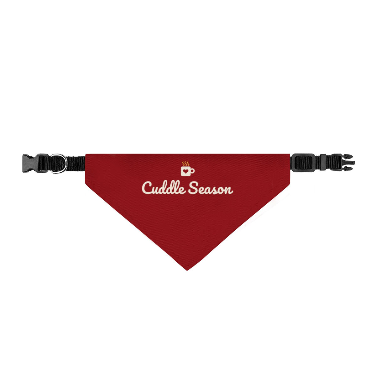 Cuddle Season Pet Bandana (Red) · Matching Christmas Pet Bandana