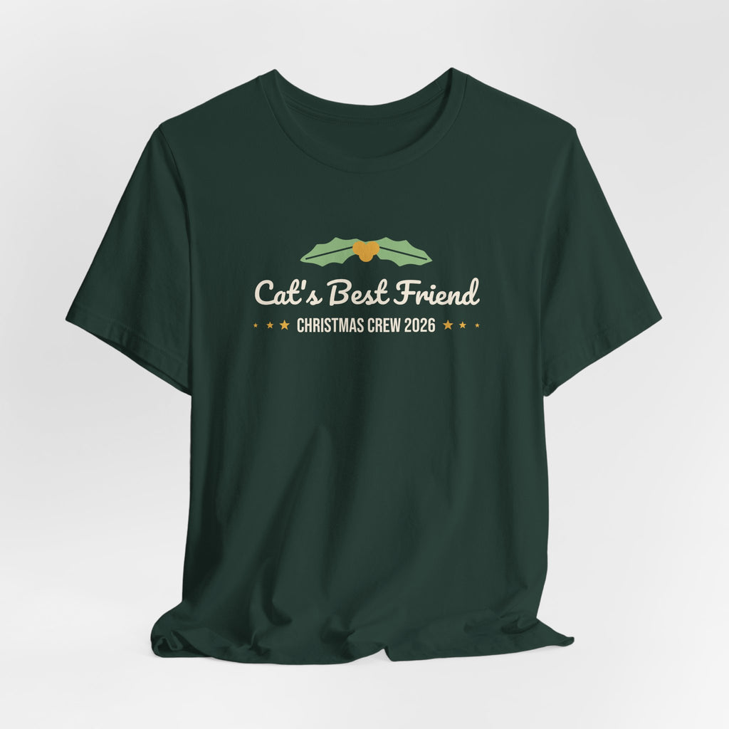 Cat's Best Friend Christmas Shirt · Matching Cat & Owner Tee
