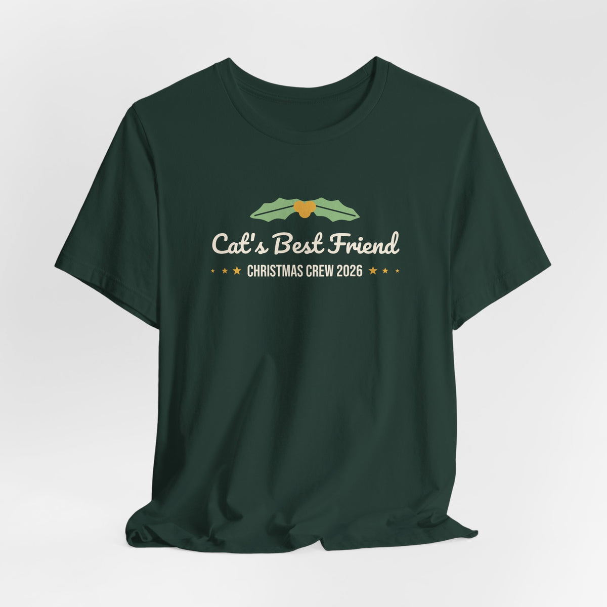 Cat's Best Friend Christmas Shirt · Matching Cat & Owner Tee