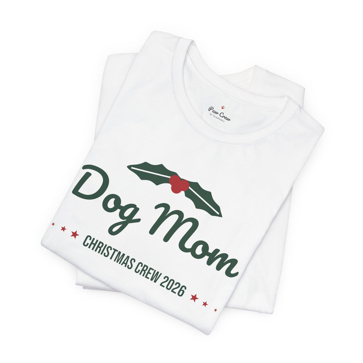 Dog Mom Christmas Shirt · Matching Dog & Owner Tee
