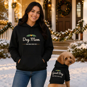 Dog Mom Christmas Hoodie