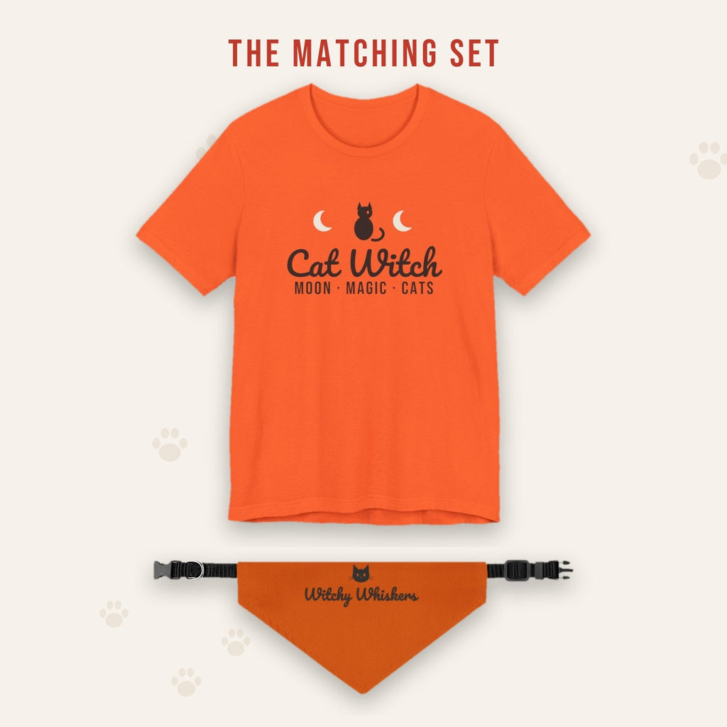 Matching set: Cat Witch Halloween Shirt