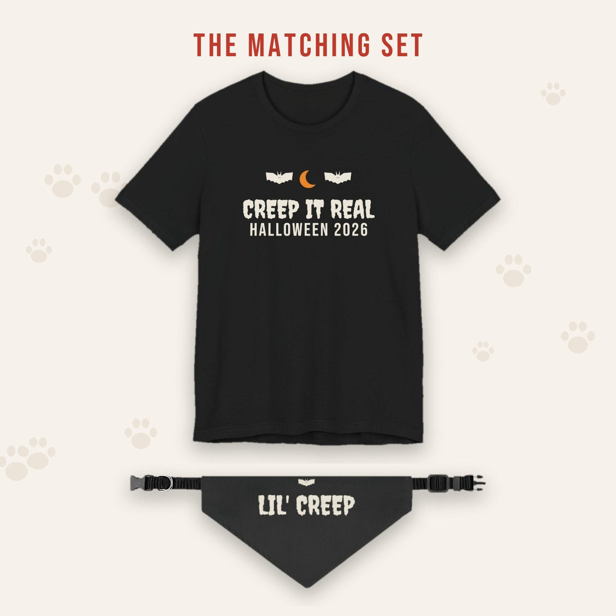 Matching set: Creep It Real Halloween Shirt