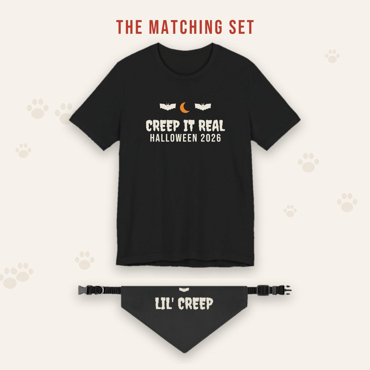 Matching set: Creep It Real Halloween Shirt