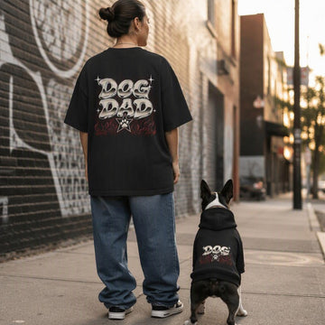 Dog Dad Chrome Dog Hoodie